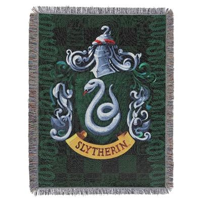 Northwest Cobertor tecido de tapeçaria, 48 x 60 polegadas, escudo Slytherin