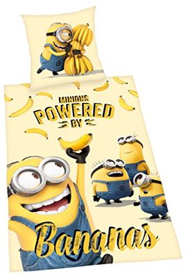 Herding sängkläder Minions, örngott 80 x 80 cm, påslakan 135 x 200 cm, med RV, förstärkt