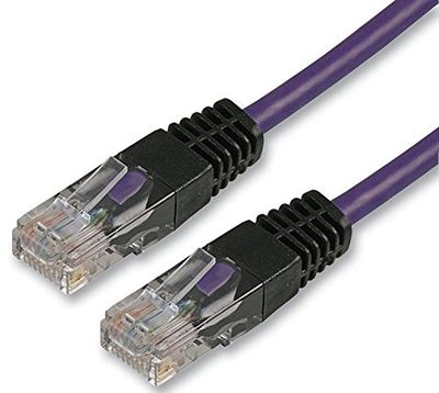 Pro Signal PSG90754 Cat5e Crossover Lead, 5m, Violet