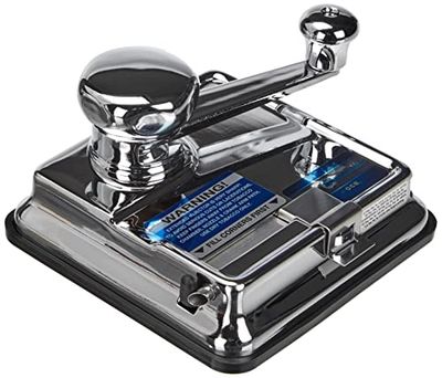 OCB Cigarette Tamping Machine, Chrome, Silver, 15 x 15 x 8 cm