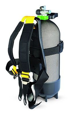 Best divers AB0415 - Respaldo con Correas de Acero Inoxidable, Correas Acolchadas
