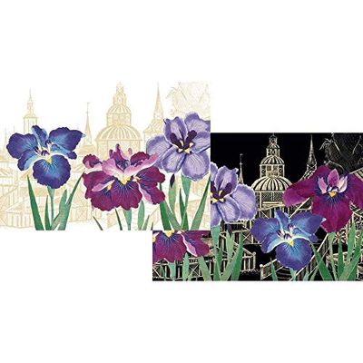 Caspari Palace Garden Boxed Note Cards - 8 Note Cards & Enveloppen