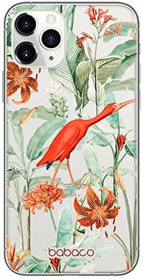ERT GROUP mobiel telefoonhoesje voor Iphone 11 PRO origineel en officieel erkend Babaco patroon Flowers 049 optimaal aangepast aan de vorm van de mobiele telefoon, gedeeltelijk bedrukt