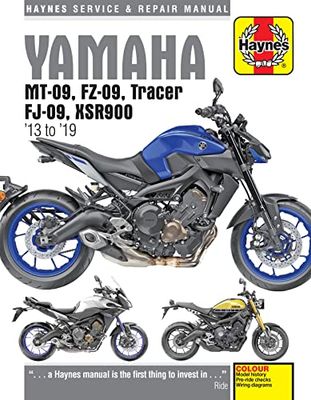 Yamaha Mt-09, Fz-09, Tracer, Fj-09, Xsr900 Haynes Service & Repair Manual: 2013 to 2019