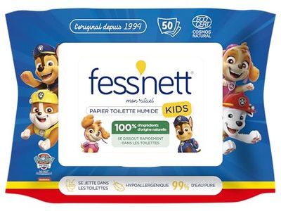 Fess'nett Papier Toilette Humide Kids 50 Pièces 1 Unité