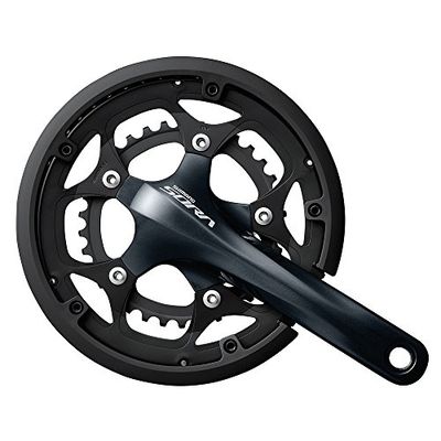SHIMANO Fahrrad Garnitur-2092853330 Kit de vélo. Unisexe-Adultes, Noir, 175 mm