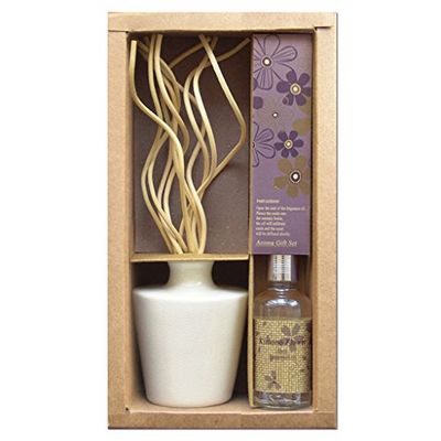 Laroom 13864 – aroma-cadeauset diffuser en lavendelolie, wit