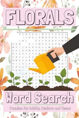 Floral Word Search Puzzle Book: Word Searches with Easy to Read Print about Flowers, Gardening, Botanicals and More | 6x9 inches, 110 pages | 50+ Puzzles | Gift for Vacations, Holidays, and Leisure