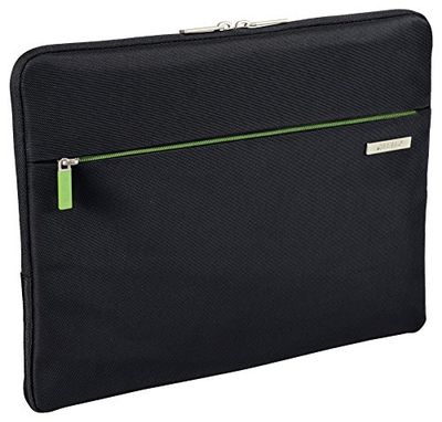Leitz 13.3 Inch Laptop Sleeve Fleece Lined Smart Traveller Range, Black