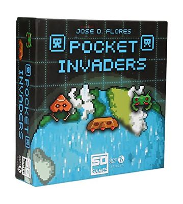 EDGE JUEGOS SD Games- Pocket Invaders. Troisième édition, SDGPOCINV03, Assorti