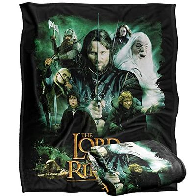 Lord of The Rings - Manta Supersuave de Tacto Sedoso, 152 x 127 cm