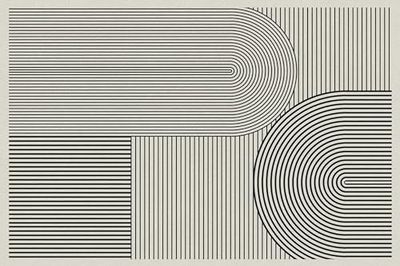 VINILIKO Tappeto in vinile, stampato, multicolore, 133 x 200 cm