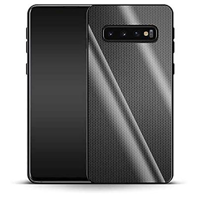 caseable Samsung Galaxy S10 luxe glazen telefoonhoes - schokabsorberend & krasbestendig oppervlak - kleurrijk design - Carbon II