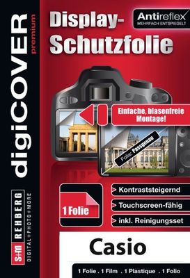 digiCOVER - Pellicola proteggi schermo premium per Casio EX-ZS12