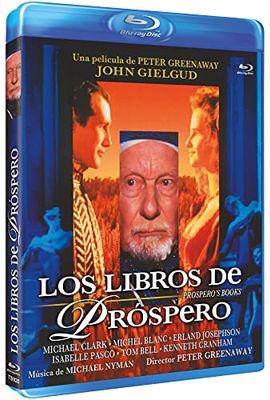 Prospero's Books (1991) Blu Ray Spain Import, English Language, Peter Greenaway, William Shakespeare, John Gielgud, Michael Clark, Michel Blanc