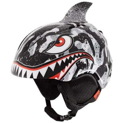 Giro Launch Plus, Caschi da Sci Unisex Adulto, Black/Grey Tiger Shark 22, XS