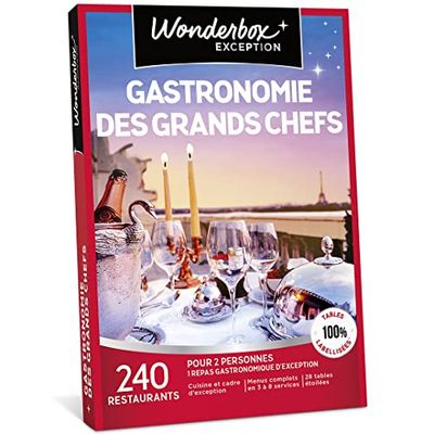 Wonderbox - Coffret cadeau - GASTRONOMIE DES GRANDS CHEFS - 240 grands restaurants étoilés