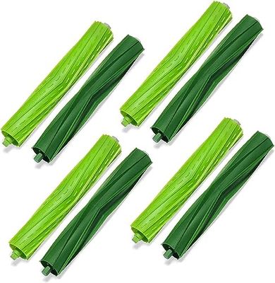Lot de 2 brosses à rouleaux de rechange compatibles avec iRobot Roomba série E & I & J i7 i7+ i3 i3+ i6+ i8+ j7 j7Plus E5 E6 E7 Accessoires d'aspirateur Brosse en caoutchouc multi-surfaces