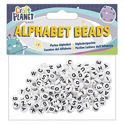 Craft Planet CPT 651115 pärlor, vit, en storlek