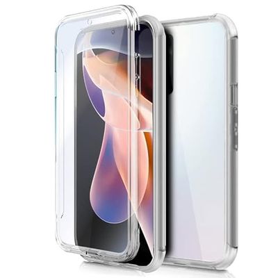 Cool Silicone 3D Case for Xiaomi Redmi Note 11 Pro/Note 11 Pro 5G (Transparent Front + Back)