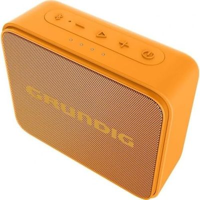 GRUNDIG GBT Jam+ Black - Altavoz Bluetooth (3,5 W RMS, Bluetooth 5.0, Alcance de hasta 30 m, hasta 30 Horas de duración, batería Externa y Manos Libres, Resistente al Agua IPX7), Color Naranja