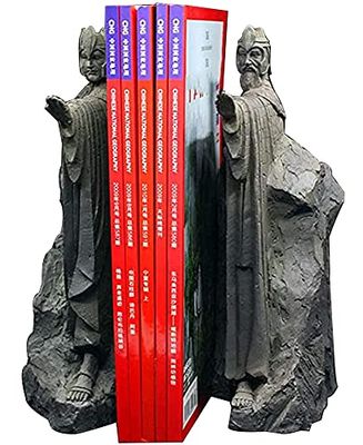 KLQJNP Sujetalibros de Resina para decoración de Libros de El Señor de los Anillos Hobbit, Carpeta y separadores Decorativos para Libros, Azul, Grande