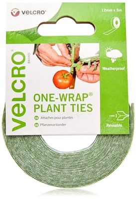 VELCRO Brand ONE-WRAP Fixação para plantas 12 mm x 5 m verde