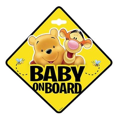 Disney Panneau signalétique Baby on Board - Winnie l'ourson - 9625