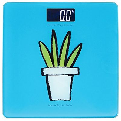 Laroom 13625 – Bilancia Bagno, LCD retroilluminato, Colore: Blu
