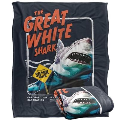 SHARK WEEK: TELEVISION SERIES Silky Touch Super Soft Throw Blanket 152 x 127 cm