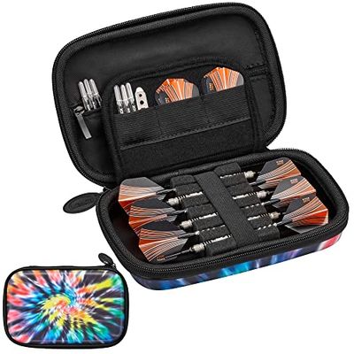 Casemaster Sentinel Étui pour 6 fléchettes, Peut contenir des Accessoires supplémentaires, des Pointes, des tiges et des ailettes, Compatible avec Les fléchettes en Acier et à Pointe Souple, Coque