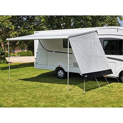 Thule Sun Blocker G2 Zijwand, medium 2,75 inch, zonwering, voor caravan, camping, inkijkbescherming, luifel, grijs