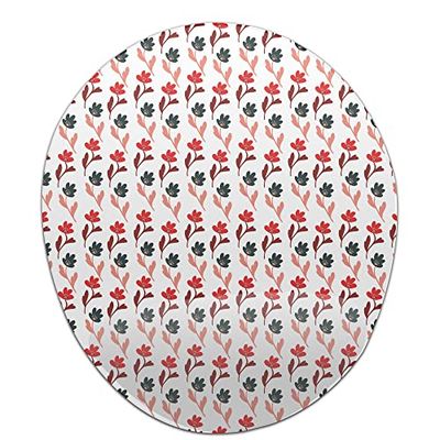 Questo Casa, Tappetino per Mouse Ergonomico, Tappetino per Mouse con Supporto Polso, Poggiapolsi, Base Antiscivolo, Stampa Digitale, per Ufficio e Casa, Dimensioni: 20x23 Cm