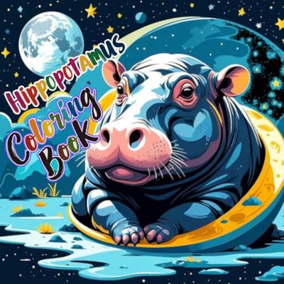 Hippopotamus Coloring book