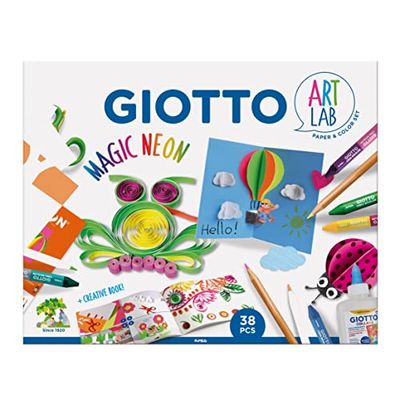 Set creativo giotto art lab magic neon