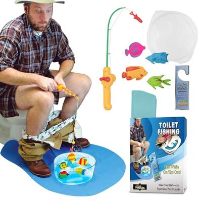 Fairly Odd Novelties Orinal Fisher baño Juego de Pesca