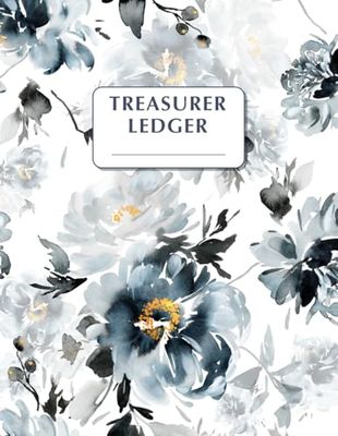 Treasurer Ledger: Simple Bookkeeping Ledger for Small Businesses – Track Income, Expenses, and Financial Planning | 8.5 x 11 Accounting Journal