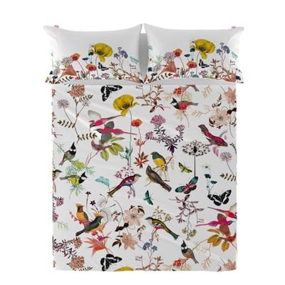 HappyFriday Birds of Paradise Hoeslaken, meerkleurig, 160 x 270 cm
