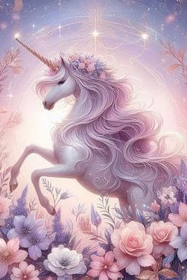 Unicorn notebook for girls: Notebook size 6x9 with 100 lined pages, perfect for journaling, diary and notes, school supplies for girls, creative writing journals, designed pages
