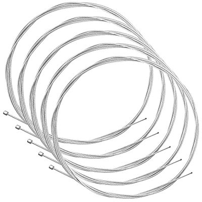 cyclingcolors 5X Cavo deragliatore 1.2mm 2.7m Bici MTB Corsa Compatibile con Shimano Sram Anteriore Posteriore Cavi