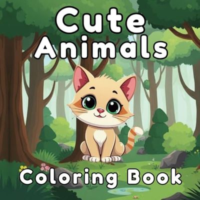 Cute Animals Colouring Books For Kids
