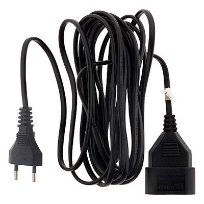 Rallonge domestique 5m - 1380W 6A - noir - Zenitech