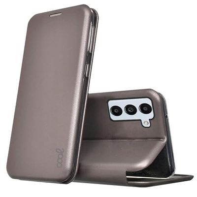 Cool Flip Cover voor Samsung A136 Galaxy A13 5G / A04s Elegance Silver