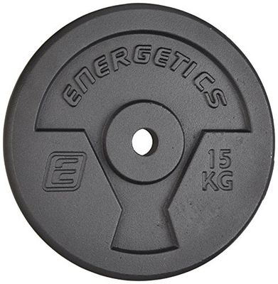 ENERGETICS 108793 halterschijf gietijzer 15 kg, zwart