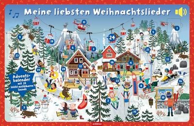 Meine liebsten Weihnachtslieder: Adventskalender mit 24 leicht auslösbaren Sounds