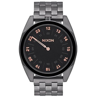 Nixon unisex analog kvartsklocka med rostfritt stål armband A920632