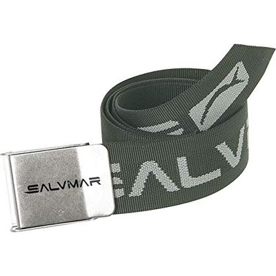 Salvimar Cintura Cordura Fibbia Inox, Unisex Adulto, Military Green, Taglia Unica
