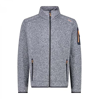 CMP Heren Knit Tech Mélange Fleece Jacket Fleecejack