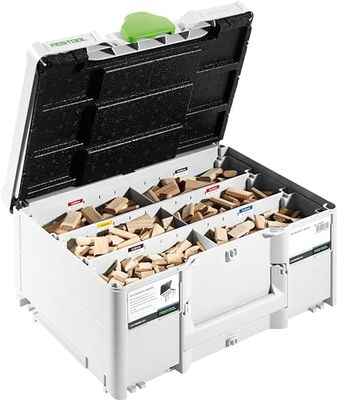 Festool Assortiment de DOMINO en hêtre DS 4/5/6/8/10 1060 BU