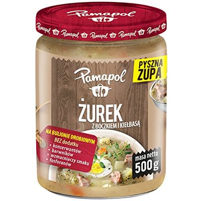 Pyszna zupa - Żurek z boczkiem i kiełbasą PAMAPOL 470 g
